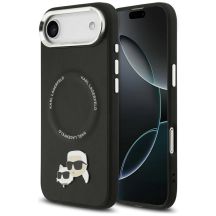 Karl Lagerfeld Karl & Choupette Pins MagSafe Case for iPhone Air - Black
