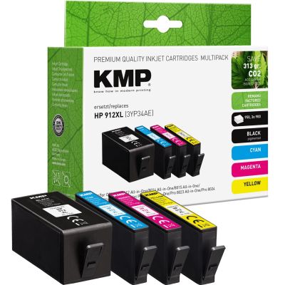 KMP 1765.4005 ink cartridge 4 pcs. Replacement High (XL) yield Cyan, Black, Yellow, Magenta
