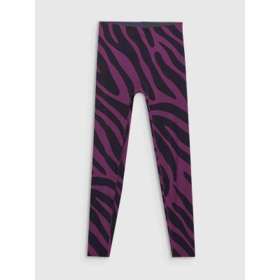 6. Women's quick-drying yoga and pilates leggings 4F 4FWSS25TFTIF325-50A