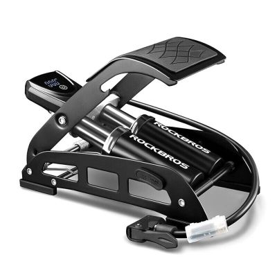 Rockbros 42430001001 Foot Pump with Display - Black