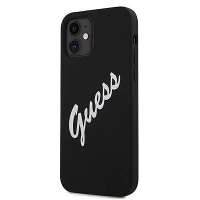 2. Guess GUHCP12SLSVSBW iPhone 12 mini 5.4" black and white hardcase Silicone Vintage