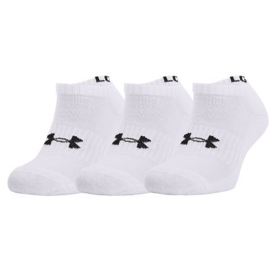 Under Armor Core No Show 3Pk socks 1363241-100