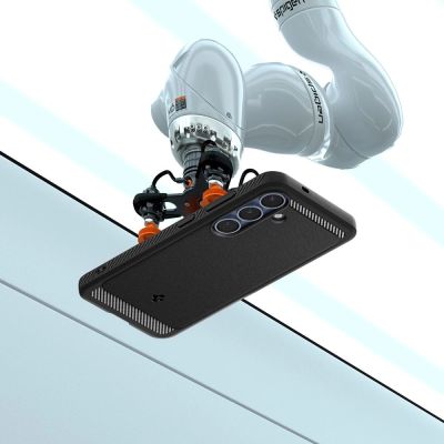 6. Spigen Rugged Armor Mag MagSafe Case for Samsung Galaxy S25 - Matte Black