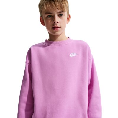 6. Nike Sportswear Club Fleece Kids' Sweatshirt Pink FD2923 503