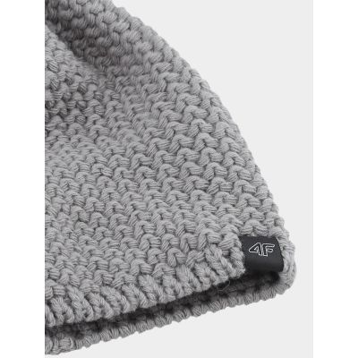 2. Men's winter hat with pompom 4F 4FWAW24ACAPM461-25S