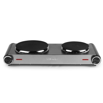 4. TRISTAR KP-6248 electric cooker (Electric hob; 2 cooking zones; 2500W; silver color)