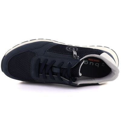 3. Men's lightweight sneakers with zipper, navy blue, Bugatti 325-ATL02-2500-4100
