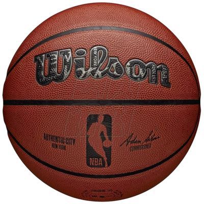 3. Wilson NBA Authentic City New York Ball WZ2016001XB Basketball Ball