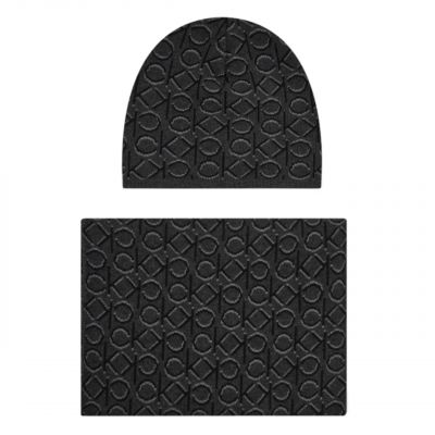 7. Calvin Klein Shadow Monogram Hat + Scarf M K50K507498