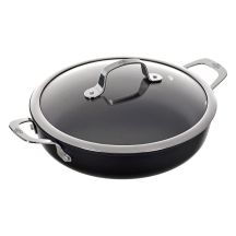 BALLARINI Alba deep frying pan with 2 handles, titanium, 28 cm ALBG3ED.28D