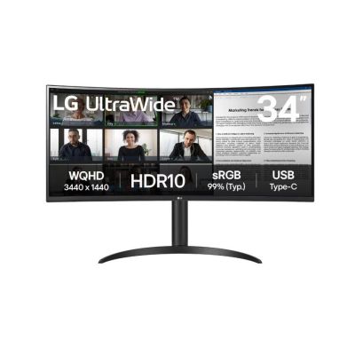 7. LG 34WR55QK-B computer monitor 86.4 cm (34") 3440 x 1440 px Wide Quad HD Black