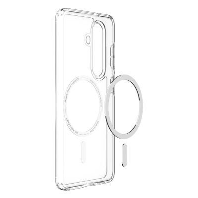 5. Spigen Ultra Hybrid Mag MagSafe Case for Samsung Galaxy S26 - Clear and White