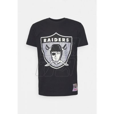 Mitchell &amp; Ness NFL Oakland Raiders Team Logo Tee BMTRINTL1270-ORABLCK