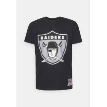 Mitchell &amp; Ness NFL Oakland Raiders Team Logo Tee BMTRINTL1270-ORABLCK