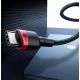 7. Baseus CATKLF-AL91 USB-C - USB-C PD QC cable 100W 5A 480Mb/s 2m - black and red