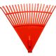 5. GARDEN RAKE FOR LEAF ORANGE L