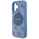 6. Guess 4G Circle Classic Logo MagSafe case for iPhone 16 - blue