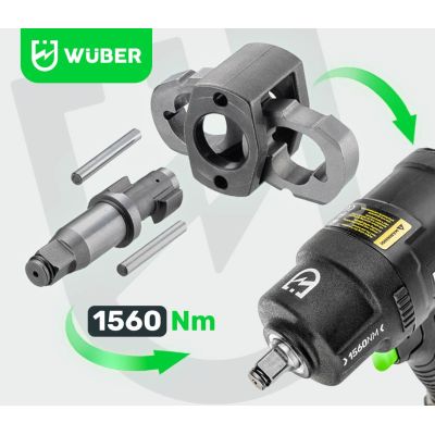 15. Pneumatic Impact Wrench 1560 Nm W33220 WUBER