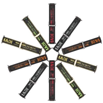 3. Dux Ducis Strap (Outdoor Version) Apple Watch Ultra Strap, SE, 9, 8, 7, 6, 5, 4, 3, 2, 1 (49, 45, 44, 42 mm) Nylon Band Bracelet Black and Orange