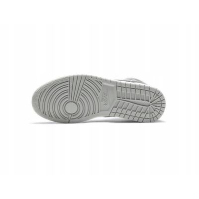3. Men's Air Jordan 1 Mid Light Smoke Grey Shoes - 554724-092