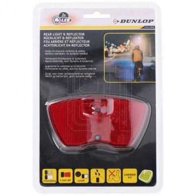 2. Dunlop rear light &amp; reflector 3 led 76539 bicycle lamp