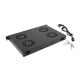 10. LANBERG VENTILATION PANEL 1U LCD 19" WITH THERMOSTAT 4 FANS 230V AK-1503-B