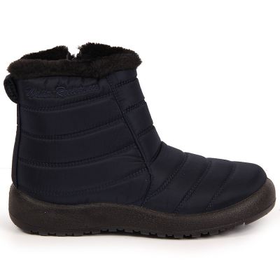13. NEWS W EVE181B waterproof zipper snow boots navy blue 