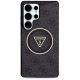 3. Guess 4G Glitter Triangle Buttons MagSafe Case for Samsung Galaxy S25 Ultra Black