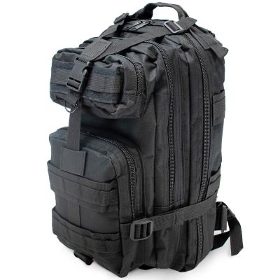 Black Military Backpack SEMI LINE
