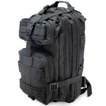 Black Military Backpack SEMI LINE
