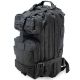 Black Military Backpack SEMI LINE