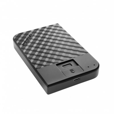 5. Verbatim Fingerprint Secure External Hard Drive 2TB USB Type-C 3.2 Gen 1 (3.1 Gen 1) Black