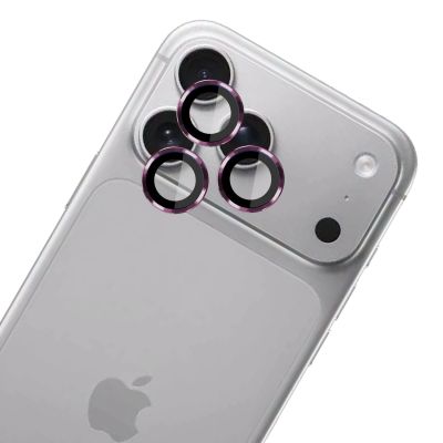 4. 3mk Lens Protection Pro Black Tempered Glass for iPhone 18 Pro / 18 Pro Max - Burgundy