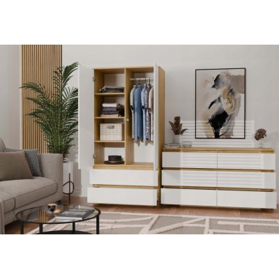 11. MALWA SS-90 ARTISAN WARDROBE / WHITE SET