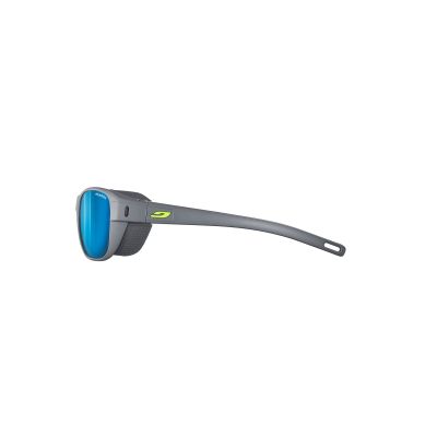 3. Julbo Camino M Sunglasses - Matte Dark Gray | Polarized 3 Flash Bleu