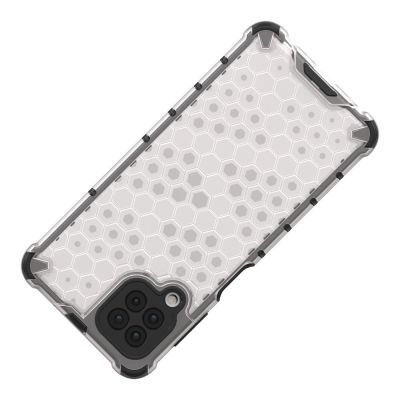 7. Honeycomb Case armor cover with TPU Bumper for Samsung Galaxy A22 4G blue