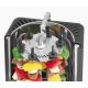 2. Clatronic DVG 3686 electric kebab grill (vertical; 1400W; black)
