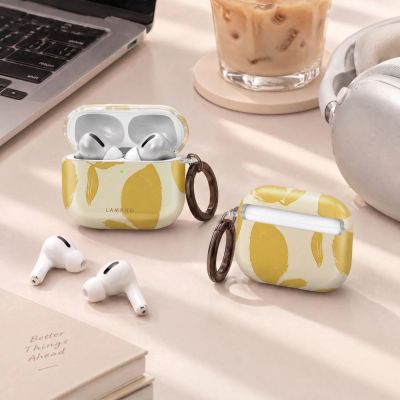 9. Lamano Tech-Protect Case for AirPods Pro 3 - Yellow and White