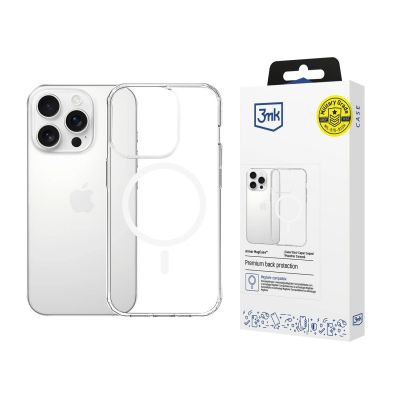 14. 3mk Armor MagCase for iPhone 16 Pro - Transparent
