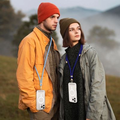 3. Tech-Protect C7S Rope Crossbody Strap Leash - Blue