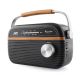 6. JVC Portable Radio RA-E215G Gray