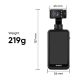 16. Ordro Pocket M5 3-Axis Gimbal Camera, 5K, for Vlogging and YouTube – Black