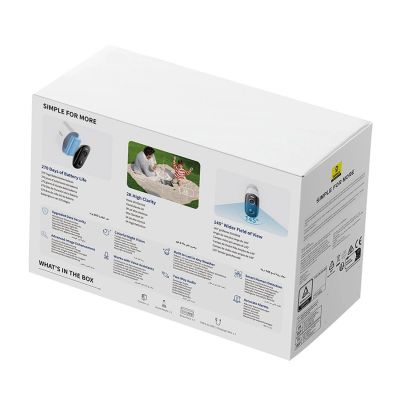 5. Baseus Security N1 Plus 2K Outdoor Camera – White