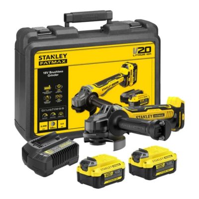4. Cordless Angle Grinder 125mm 2x4.0Ah SFMCG700M2K STANLEY