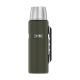 4. Thermos with drink holder 470 ml THERMOS - army green