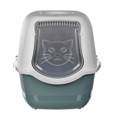 13. ROTHO Bailey White and Green - Cat Litter Box