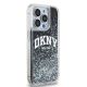 4. DKNY Liquid Glitter Big Logo iPhone 14 Pro Case - Black