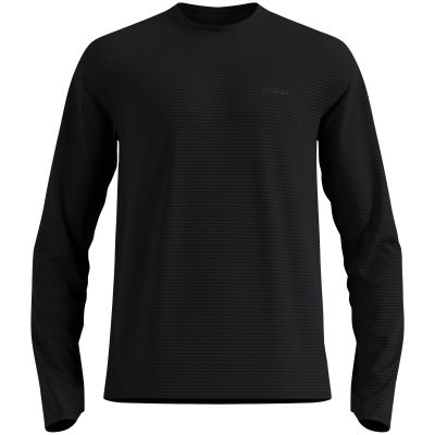 Men’s Odlo ESSENTIAL THERMAL Mid Layer Mock-Neck Sweatshirt, Black