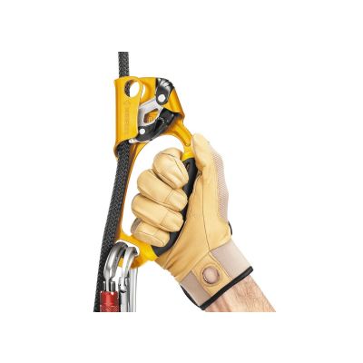 2. Petzl ASCENSION right-hand ascender, black and yellow