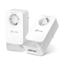 TP-Link PG2400P KIT PowerLine Network Adapter, 1428 Mbit/s, Wired LAN, White, 2 pcs.
